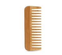 Myazs Peine de dientes anchos de bambú natural para desenredar el cabello rizado antiestático para mujeres y hombres, alisado, masaje en casa, salón de belleza, cepillos de pelo de bambú