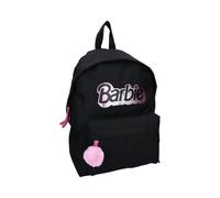 MyBagStory Barbie - Mochila para niña, color negro, escuela primaria, guardería, talla 37 cm, tirantes ajustables, idea de regalo