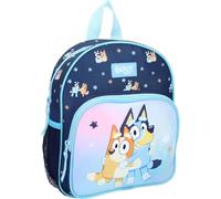 mybagstory Bluey - Mochila para niña (30 cm), color azul | Ideal para la escuela, jardín de infantes y primaria, con ligero y resistente.