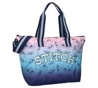 mybagstory - Bolsa de playa isotérmica Lilo y Stitch | Gran Capas de Tote Azul y Rosa | 32x14x48 cm | Ideal para Pique Nique Piscina Vacaciones | Bandolera ajustable | Colección Chill Vibes