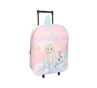 mybagstory - Bolso trolley para niña de la reina de las nieves, para niños, escuela infantil, guardería, mochila para niña, talla 39 cm, sin tirantes y ruedas, idea de regalo, La Reina de las Nieves -