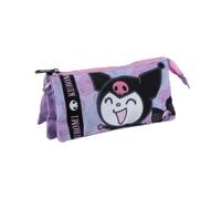 mybagstory | Estuche de 3 compartimentos | Kuromi | Violeta