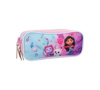 mybagstory - Estuche doble compartimentos, para niños, escuelas, guarderías, niños, talla 22 cm, idea de regalo para niña, Gabby Dolhousse - Rosa, Clásico