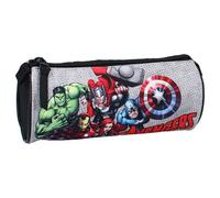 mybagstory - Estuche para lápices - Avengers - Niño - Escuela Primaria - Guardería - Cuna - Cuna infantil - Estuche para niños/niñas - Material Escolar y Papeleria - Tamaño 20 cm, gris, Superhéroes