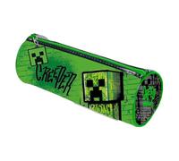 mybagstory - Estuche para lápices Minecraft Blocky Boom de 22 cm | Estuche escolar para niño verde de poliéster | Gran capacidad para bolígrafos y rotuladores, ideal para fiestas de clases y regalo