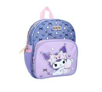 mybagstory Kuromi - Mochila para niña, color púrpura, para niños, escuela infantil, guardería, mochila para niña, talla 29 cm, tirantes ajustables, idea de regalo