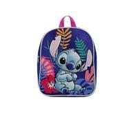 mybagstory Lilo y Stitch - Mochila para niña materna, color azul - niño - Escuela - guardería - Guardería - Talla 25 cm - Tirantes ajustables - Idea de regalo, Stitch - Azul, Enfant