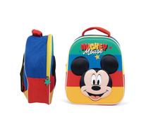 mybagstory Mickey Mouse - Mochila infantil multicolor - Escuela - Kindergarten - Mochila mixta - Correas ajustables - Idea de regalo - 32 cm, Mickey Mouse - Multicolor, enfant