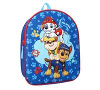 mybagstory- Mochila 3D - Patrulla Canina - Azul - Niño - Escuela - Guardería - Primaria - Mochila infantil - Talla 32 cm - Tirantes ajustables - Idea de regalo, azul, 32 cm