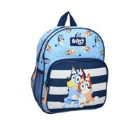 mybagstory - Mochila - Bluey - Azul - Niños - Escuela - Jardín de infantes - Escuela Primaria - Mochila para niños - Tamaño 29 cm - Tirantes ajustables - Idea de regalo, azul, Talla única