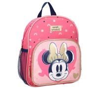 mybagstory - Mochila de Minnie Mouse, Mochilas Escolares, Regalos para Niños, color rosa, escuela infantil, guardería, primaria, mochila para niña, talla 29 cm, tirantes ajustables, rosa, Talla única