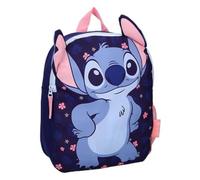 mybagstory - Mochila de puntada infantil 3D | Mochila infantil y guardería | Equipaje Lilo y Stitch Disney Azul | Tirantes ajustables | Ideal para niñas y niños | 32x26x11 cm