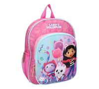 mybagstory - Mochila Gabby y la casa mágica | Mochila infantil de 4 años | Bolsa infantil de ocio y escuela | Dimensiones 30 x 25 x 11 cm | Correas ajustables | Licencia oficial Gabby Dollhouse