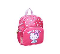 mybagstory - Mochila infantil Hello kitty rosa para niña - Niño - Escuela - Guardería - Mochila para niña - Talla 29 cm - Tirantes ajustables - Idea de regalo
