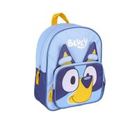 mybagstory - Mochila infantil oficial Bluey | Mochila escolar para niño y niña a partir de 3 años | Ideal para maternales y primarios | Correas acolchadas y cómodas, color azul | 33 cm
