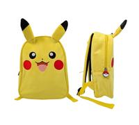 mybagstory - Mochila infantil Pokémon - Amarillo - Niño - Escuela - Guardería - Guardería - Mochila para niño - Talla 32 cm - Tirantes ajustables - Idea de regalo, Pokémon - Amarillo, Enfant