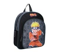 mybagstory - Mochila - Naruto - Gris - Niño - Escuela - Preescolar - Guardería - Primaria - Mochila Niño - Tamaño 30 cm - Correas ajustables - Idea de regalo