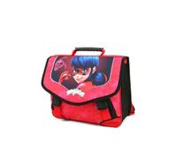 mybagstory - Mochila para niña milagrosa roja para niño, escuela, guardería, primaria, talla 38 cm, tirantes ajustables, idea de regalo, Miraculous - Rojo, Enfant