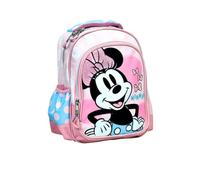 mybagstory - Mochila para niña Minnie Mouse - Niño - Escuela - Guardería - Mochila - Mochila ajustable - Idea de regalo - 30 cm - Dumbo - Rosa/Azul, Minnie Mouse - Rosa/Azul, Enfant