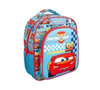 mybagstory - Mochila para niño Cars - Niño - Escuela - Guardería - Mochila - Mochila - Tirantes ajustables - Idea de Regalo - 31 cm - Rojo/Azul, Cars - Rojo/Azul - 31 Cm, Enfant