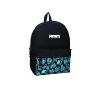 mybagstory - Mochila para niño de fornita, color negro, para niño, escuela, guardería, mochila infantil, 39 cm, idea de regalo, Fortnite - Negro, Enfant