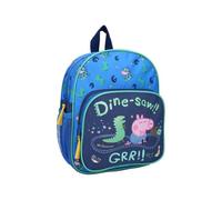 Mybagstory - Mochila para niño Peppa Pig azul - Escuela y Guardería - Talla 29 cm - Tirantes ajustables - Regalo ideal