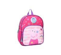 mybagstory - Mochila - Peppa Pig - Rosa - Niño - Escuela - Kindergarten - Guardería - Primaria - Mochila para niña - Talla 29 cm - Tirantes ajustables - Idea de regalo, rosa, S