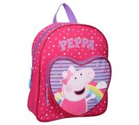 mybagstory - Mochila - Peppa Pig - Rosa - Niño - Escuela - Preescolar - Guardería - Primaria - Mochila Niña - Tamaño 31 cm - Correas ajustables - Idea de regalo