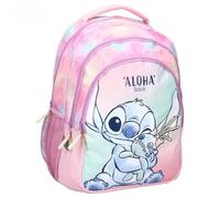 mybagstory | Mochila Stitch Disney Rosa Galaxia | Mochila escolar infantil a partir de 5 años | Gran capacidad ideal para escuela primaria y ocio | Diseño oficial Wild Energy Aloha