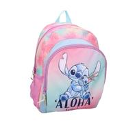 mybagstory | Mochila Stitch Wild Energy | Mochila escolar Disney Chica Rosa Galaxia y Azul | Gran Capacidad 35cm para Escuela Primaria | Mochila Aloha Stitch
