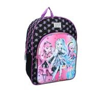 mybagstory Monster High - Mochila infantil infantil para niños y escuelas de guardería (primaria), talla 43 cm, tirantes ajustables, color morado y negro, Monster High - Morado/Negro, Enfant
