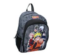 mybagstory Naruto - Mochila para niños, escuela primaria, guardería, mochila para niños, mochila para niños, talla 35 cm, tirantes ajustables, idea de regalo, gris, 35 cm