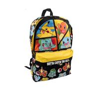 mybagstory Pokémon - Mochila niño 42x30x18 cm - Bolsa escolar infantil con 1 compartimento con cremallera y bolsillo frontal - Bolsa ligera CP CE1 CE2 - Mochila Pokémon primaria