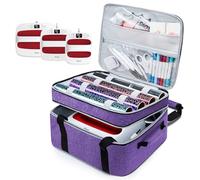MYBAGZING - Funda de Transporte de Doble Capa para Cricut EasyPress 2, 30,5 x 25,4 cm y 22,9 x 22,9 cm, Prensa Caliente Htvront, 3 Bolsas para Accesorios Cricut, Prensa en Caliente