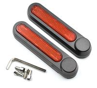 myBESTscooter - Cubiertas para ruedas laterales traseras con piezas reflectantes para Patinete eléctrico Segway Ninebot F2, F2E, F2 Pro, F2 Plus