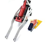 myBESTscooter Kit de suspensión Monorim Original V4 para los Modelos M365, 1S, Essential, Pro 2, Mi3, Pro4 del Patinete eléctrico Xiaomi (White/Red)