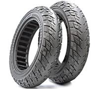 myBESTscooter - Neumáticos completos de 10 pulgadas para Xiaomi Pro 4 Scooter Eléctrico Goma 60/70-7.0 Neumáticos (Negro, 2 unidades)