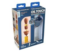 MYBO TV - Cepillo de aceite de tacto - Dispensador de aceite con cepillo de silicona 2 en 1-150 ml - Para todos los aceites: aceite de oliva, aceite de girasol, color aleatorio azul o salmón