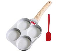 MYBO TV - WONDER PAN- Sartén 4 compartimentos + espátula de silicona y libro de receta descargable - antiadherente - Esta sartén compartimentada permite cocinar 4 alimentos diferentes