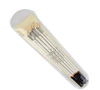 MYBOON 32Cm / 12.6In Pinturas de Dibujo Cerdas 6 Pincel de Pintura al óleo en Forma de Abanico Cepillo de Madera Varilla de cerdas de Cerdo Abanico Shpe Pincel de Pintura al óleo, Pincel de Pintura