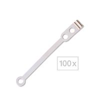 MyBrand Gomas de repuesto planas Largo, para envoltorios de tamaño normal. 100 piezas por paquete.