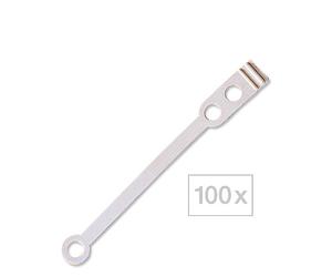 MyBrand Gomas de repuesto planas Largo, para envoltorios de tamaño normal. 100 piezas por paquete.