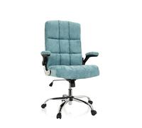 MyBuero 729438 Silla ejecutiva Relax WD 100 Terciopelo Menta Silla giratoria Regulable en Altura con Respaldo Alto ergonómico