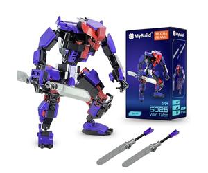 MyBuild Sci-Fi Void Talon 5026 - Unidad de villano Mech con cuchillas dobles | Modelo de robot articulado | A partir de 14 años