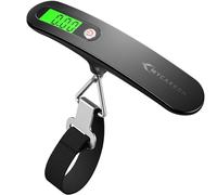 MYCARBON Bascula Maletas Viaje 110 LB / 50 kg Capacidad Peso Maletas Viaje Báscula LCD Portátil Escala de Equipaje Adecuado para Aire Libre