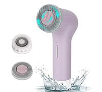 MYCARBON Cepillo Limpiador Facial Rotación Bidireccional de 360°Limpiador Facial Eléctrico IPX7 Impermeable 2500mAh Recargable 2 Cabezales de Cepillo para Todo Tipo de Pieles