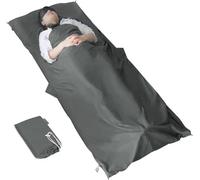 MYCARBON Forro para saco de dormir de viaje, 100% algodón, súper suave, 220 x 90 cm, sábana de viaje portátil y ligera para bolsa de cama de camping, albergues, entrenadores, picnic, trenes con