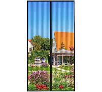 MYCARBON Mosquitera Puerta Magnetica 100x220cm Cristal y Cortina Antimosca