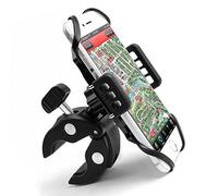 MYCARBON Soporte para Teléfono de Bicicleta Universal Motocicleta Giratoria de 360 Grados Mango de Instalación del Teléfono para iPhone, Nexus, Nokia, HTC, GPS Otros Dispositivos