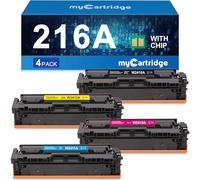 myCartridge 216A Toner Compatible para HP Color Laserjet Pro MFP M183fw M182n Toner Replacement for HP 216A (with Chip)